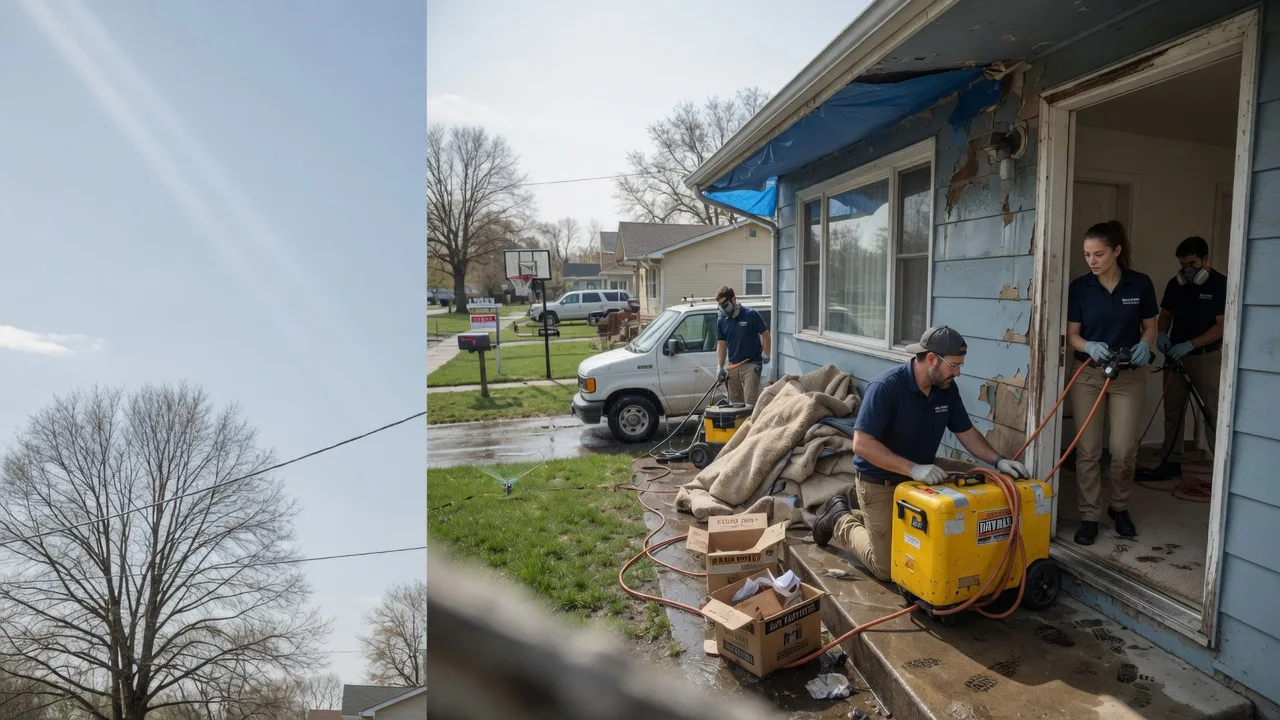 Basement Flood Cleanup in Linton, IN near me